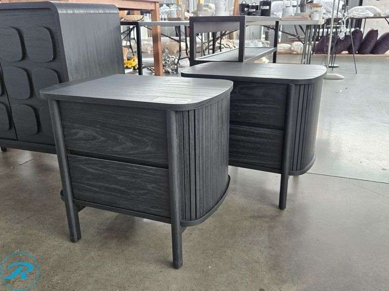(2) 2-Drawer Nightstands, 23-1/2" x 16-1/2"