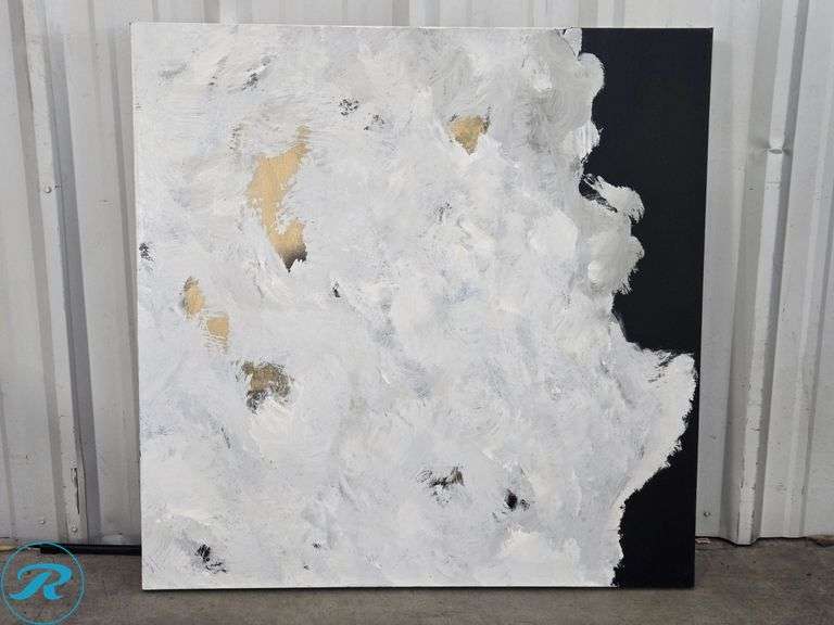 Abstract Acrylic Painting on Canvas, 36" x 36"