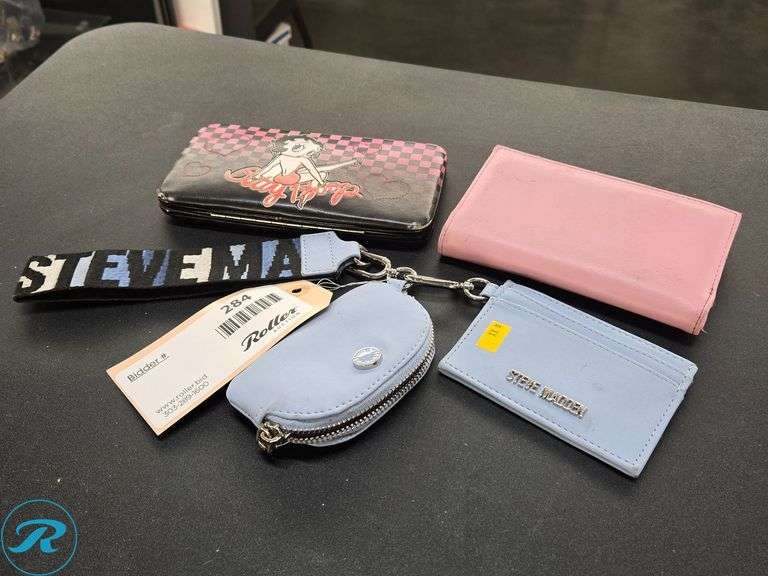 Betty Boop Wallet, Pink Wallet, Steve Madden Card Holder and Coin Purse Set