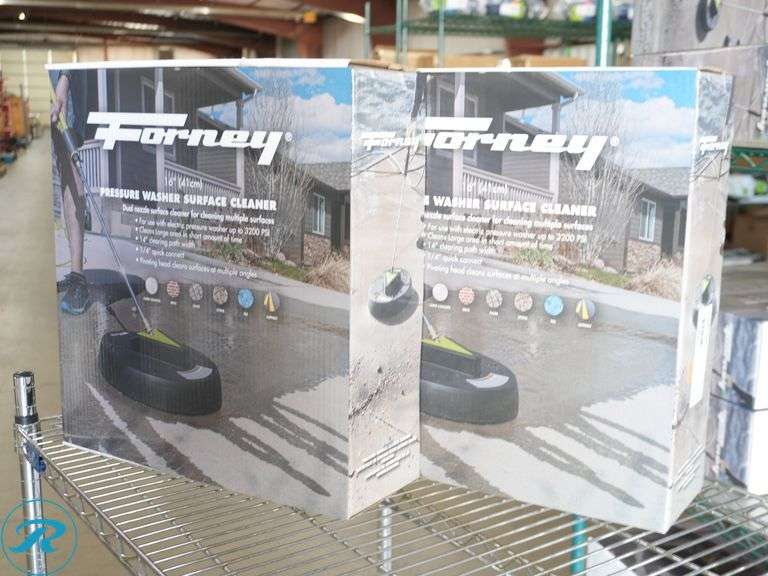 (2) Forney 75171 Dual Nozzle Pressure Washer Surface Cleaners, 16 Inch