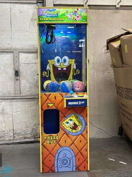 Arcade1Up SpongeBob SquarePants Claw Machine - Used/Damaged Plexiglass And The Crane Doesn't Go From Left To Right