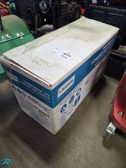 L.B. White Tradesman 170 Forced Air Heater, LPG or NG, 125,000–170,000 BTUs
