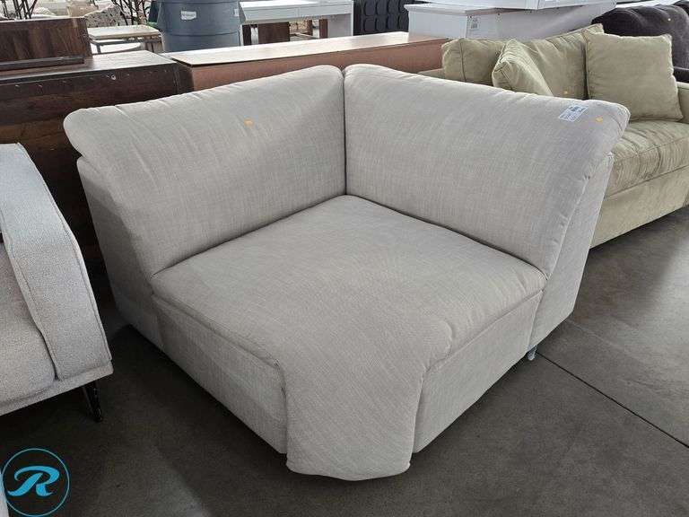 RH Motion Sectional Modular Reclining Sofa Corner Piece, 52" x 52"