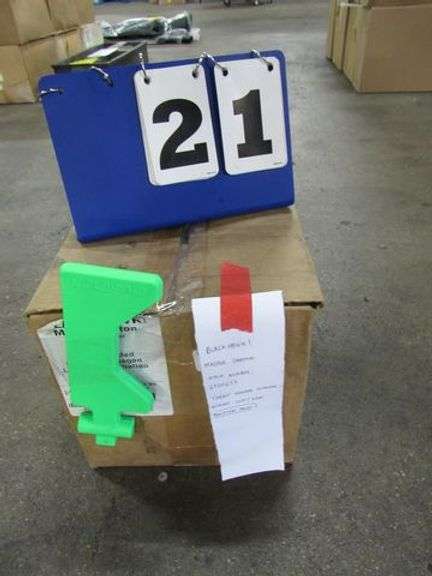 (1) BOX OF TARGET DURASEAL, RADIATION GREEN, APPROX. (70) PIECES