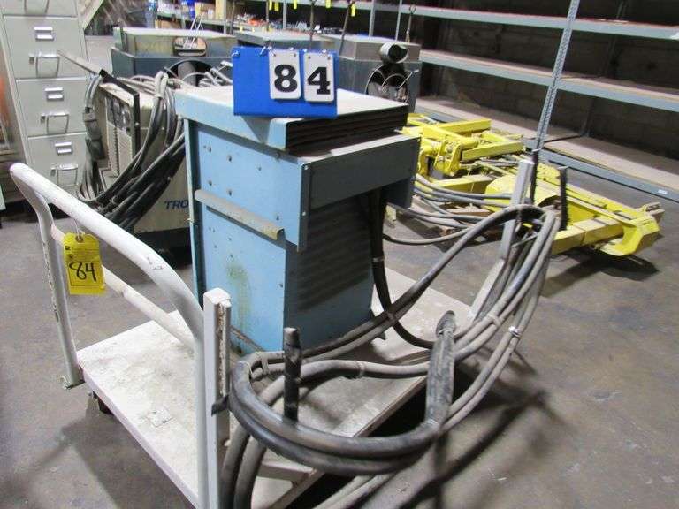 DC POWER UNIT, CHRISTIE, MDL MH32 – 300K 24S, ON FLATBED CART