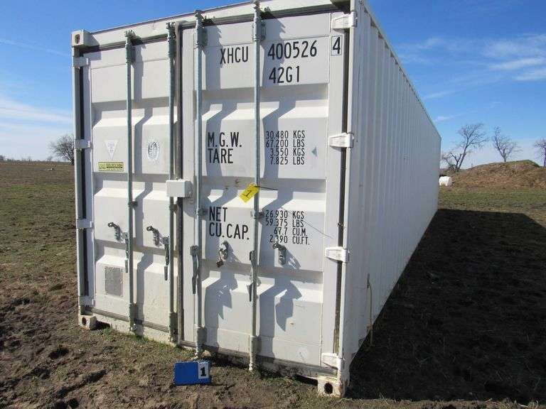 EMPTY, STORAGE CONTAINER, 40', TYPE CX10-4012 *DELAYED PICK-UP*