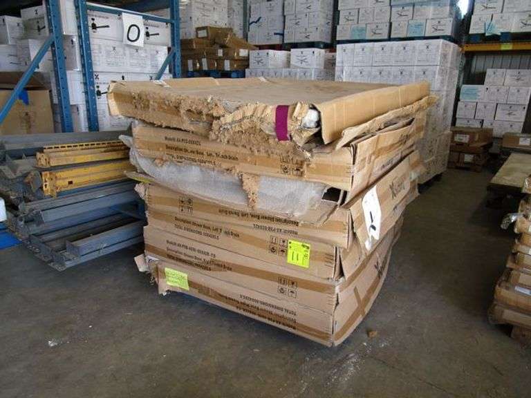 LOT, APPROX. (40) AMIOM LEFT/RIGHT SHOWER BASES WITH LEFT OR RIGHT TRENCH DRAINS MDL AX-PSB-60X42L AND MDL AX-PSB-60X42R