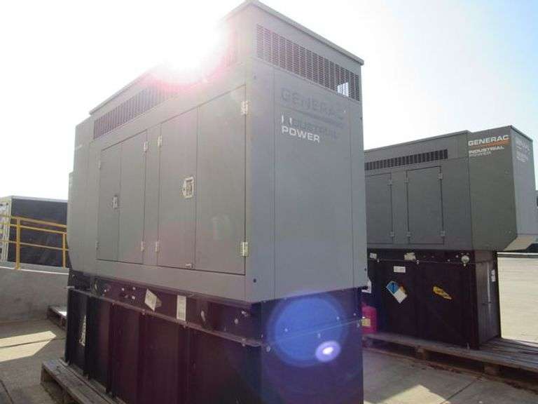 GENERAC INDUSTRIAL POWER GENERATOR, DIESEL FUELED MDL 13179180100, S/N 2111629, 120/240-V, ENGINE #0H4893, 60-HZ ONE-PHASE 1800-RPM MFG DATE 08/048/11