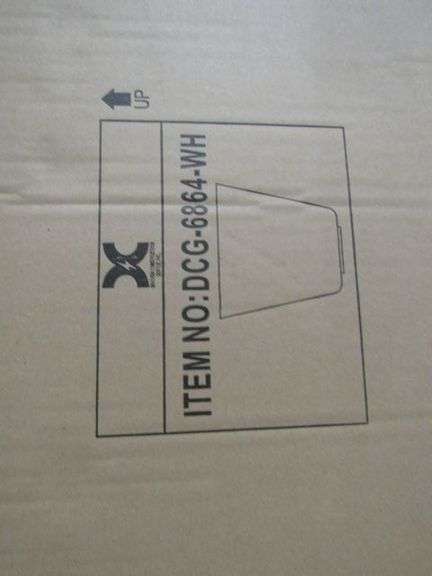 PALLET, (432) WHITE ETCHED GLASS FOR DC6864 #DCG-6864-WH