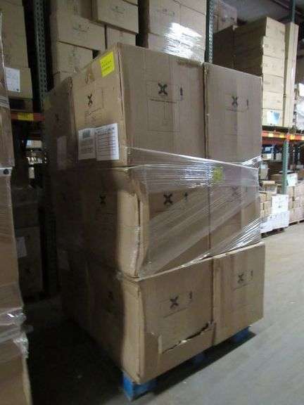 PALLET, (12) PENDANT LIGHT, BRUSHED NICKLE 3XE26 #DC2448-30W-30K-BN