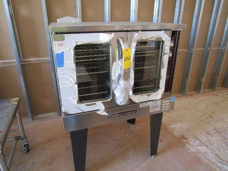 SOUTHBEND MDL. SLGS/22SC GAS FIRED 2DOOR OVEN MOUNTED ON STAND Rosen