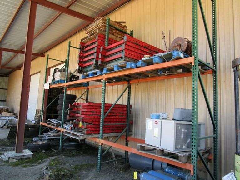 Moey Racks PALLET RACKS, EACH APPROX. 8' X 42