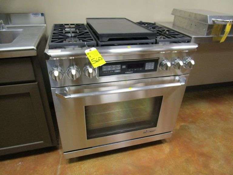 DACOR DISCOVERY 36" DUAL FUEL RANGE/OVEN, NATURAL GAS FIRED Rosen Systems