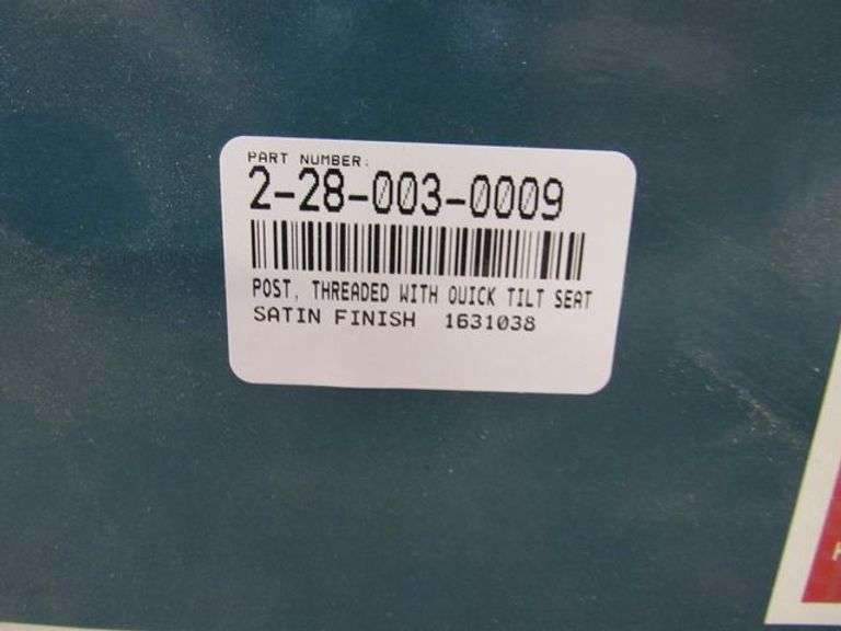 KP SU REMOVABLE PKG THREADED SPRINGFIELD MARINE CO #1631038 STAND-UP POWER-RISE PEDESTAL PACKAGE (sold 32x the money) *THIS LOT MUST BE REMOVED ON MONDAY, JUNE 3*