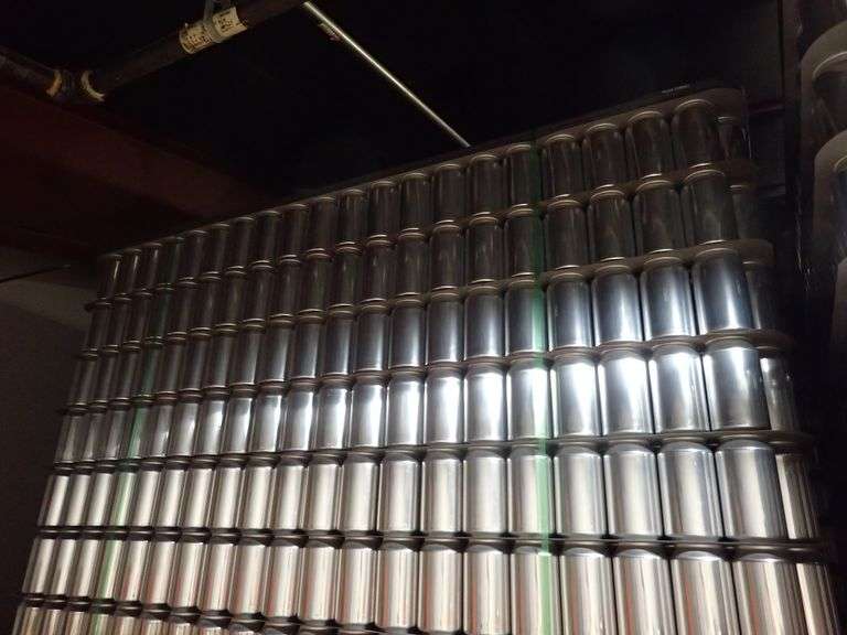 (6) PALLETS OF NEW ALUMINUM CANS