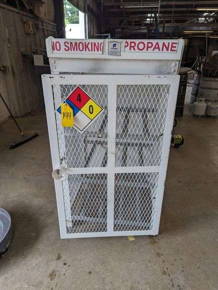 (1) PROPANE CAGE *Located Inside*