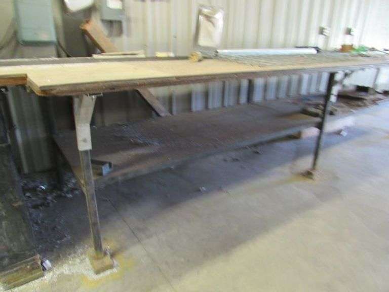 RADIAL ARM SAW, DELTA, 12" 3-HP INCLUDES 14' & 12' TABLES *HARDWIRED - BUYER RESPONSIBLE FOR DISCONNECTION AND REMOVAL*