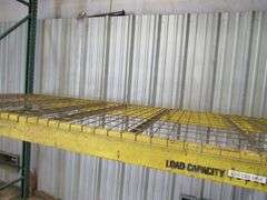(3) ASSORTED PALLET RACKING SECTIONS - (1) METAL SHELF APPROX. 24', (1) 12' X 10' X 48", (1) 8' X 8' X 48" AND (1) 12' X 12' X 48" *Located Outside*