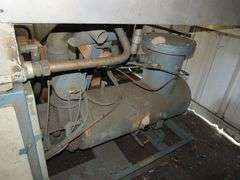 AIR COMPRESSOR, QUINCY MDL QMA60AC21H, S/N 73931 *BUYER RESPONSIBLE FOR PROPER DISCONNECTION AND REMOVAL - WILL HAVE TO REMOVE PANELS AND REPLACE THEM IF DAMAGED* *Located Outside*