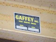 GAFFEY BRIDGE CRANE, 1-TON X 40' WITH ELECTRIC HOIST *Located Outside*