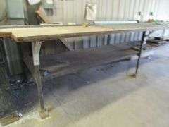 RADIAL ARM SAW, DELTA, 12" 3-HP INCLUDES 14' & 12' TABLES *HARDWIRED - BUYER RESPONSIBLE FOR DISCONNECTION AND REMOVAL*
