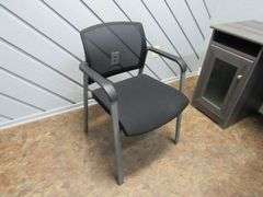 L-SHAPE WOOD DESK WITH CHAIR *Located in Offices*