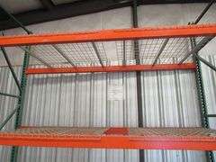 (3) ASSORTED PALLET RACKING SECTIONS - (1) METAL SHELF APPROX. 24', (1) 12' X 10' X 48", (1) 8' X 8' X 48" AND (1) 12' X 12' X 48" *Located Outside*