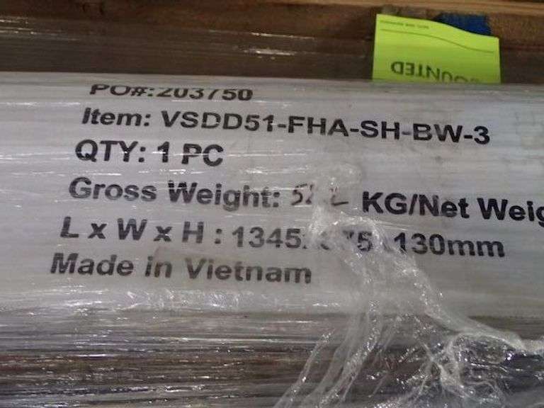 MIXED PRODUCTS AS SHOWN, (4) BOXES TOTAL/(1) PER BOX,  ITEM# ADA-B30-RF-SH, VSDD51-FHS-SH-BW, SHRINK WRAPPED, SOLD AS LOT