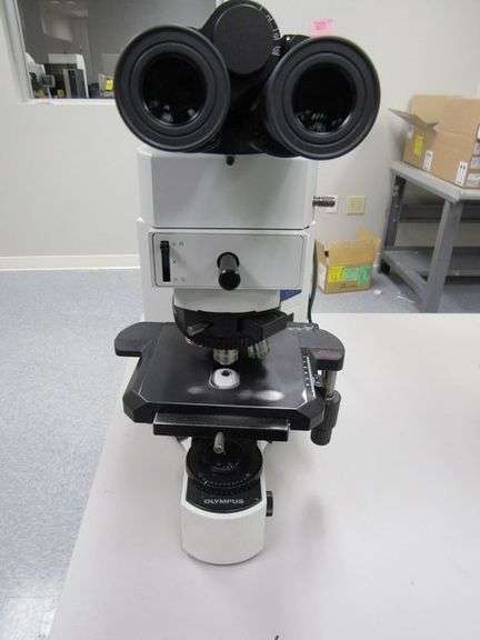 OLYMPUS BX41 CLINICAL MICROSCOPE MDL. BX41TF, 100-120/220-240 VAC, WITH ...