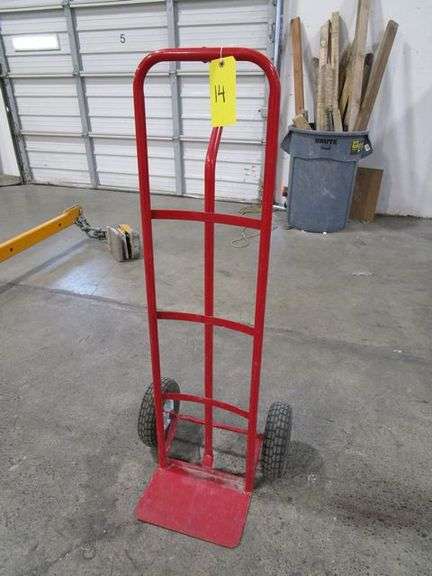 RED HAND TRUCK W/PNEUMATIC TIRES