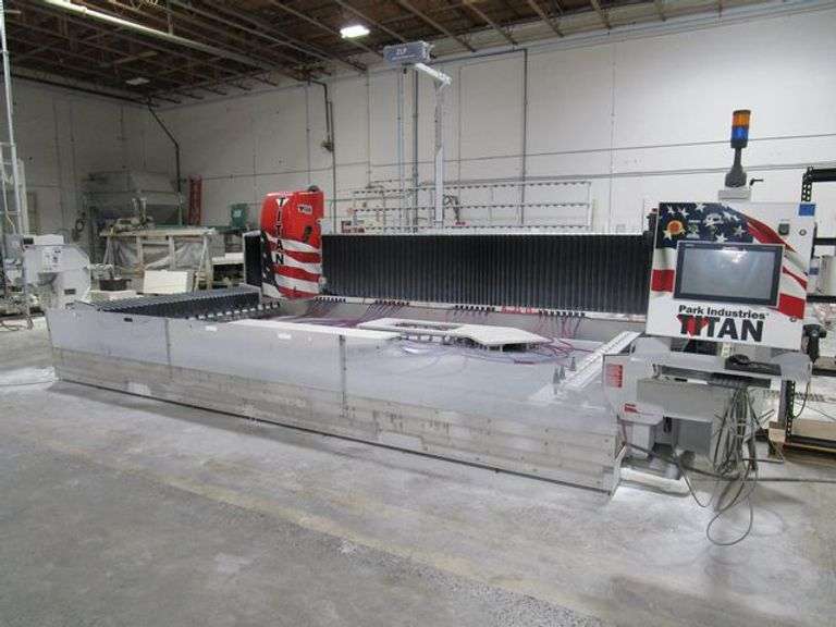 2021 PARK INDUSTRIES TITAN 3700 CNC ROUTER, S/N 679310, 36-POSITION TOOL CHANGER, W/ZLP2 LASER SYSTEM, W/SIEMENS SIMATIC HMI CNC CONTROL PANEL, ASSORTED TOOLING, 480V, 60 HZ, 3-PHASE, (BUYER RESPONSIBLE FOR REMOVAL)