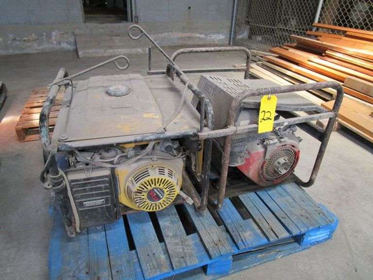 LOT, (1) MMD NGK-6000H GENERATOR WITH HONDA MOTOR AND (1) GENERATOR WITH NO INFO *CONDITION UNKNOWN*