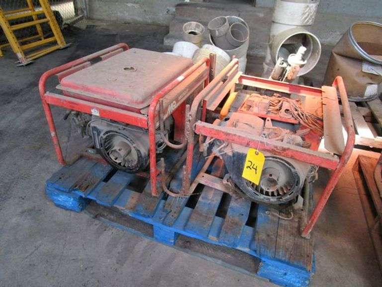 LOT, (2) GENERATORS, NO INFO AND MISSING PARTS *CONDITION UNKNOWN*