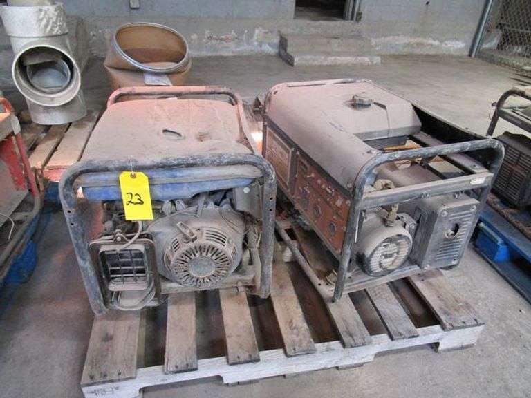 LOT, (2) GENERATORS, NO INFO AND MISSING PARTS *CONDITION UNKNOWN*