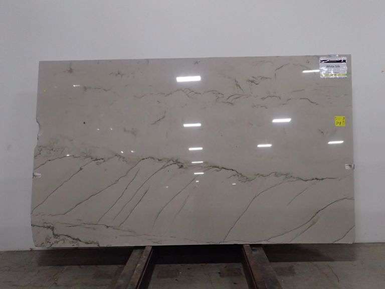 QUARTZITE SLAB - 3WSK - WHITE SILK