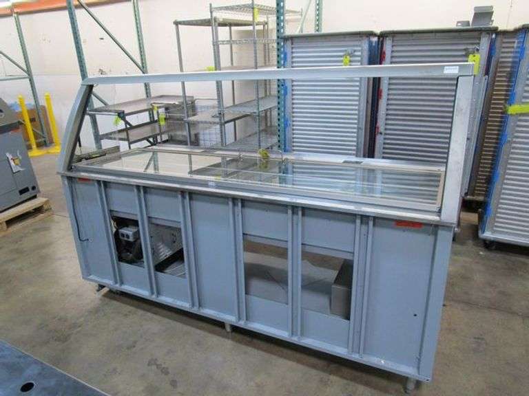 DUKE STAINLESS STEEL SANDWICH/SALAD BAR HOLDING STATION MDL. SWD700-86LEDM