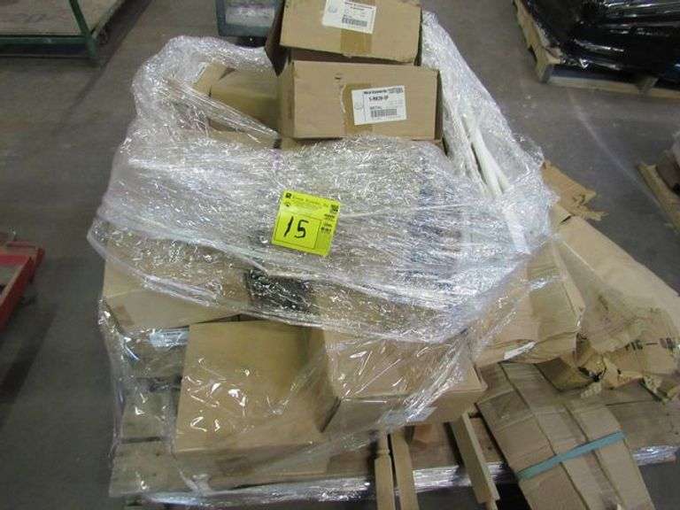 METAL ACCESSORIES - APPROX. (15) CARTONS WITH APPROX. (100) PIECES PER CARTON, S-M020SP, WITH ASSORTED WOOD PRODUCTS AS SHOWN