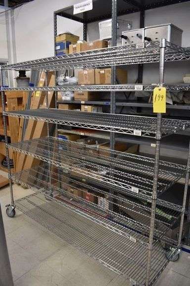 EMPTY PORTABLE METRO RACK, APPROX. 2' X 6' X 6' HIGH - Rosen Systems