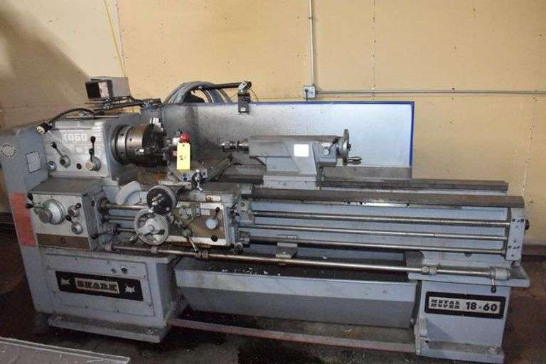 SHARK LATHE, METAL MOVER 18X60 MODEL JIMK460