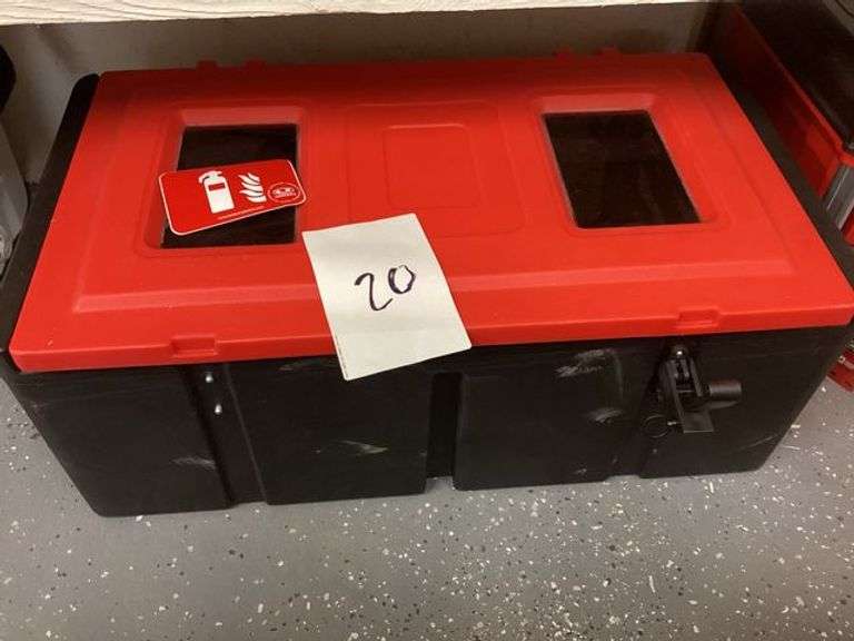 JONESCO PLASTICS FIRE EXTINGUISHER CABINET JBDE73