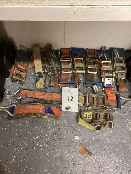 RATCHET WITHOUT STRAPS USED-GOOD - LOT OF 12
