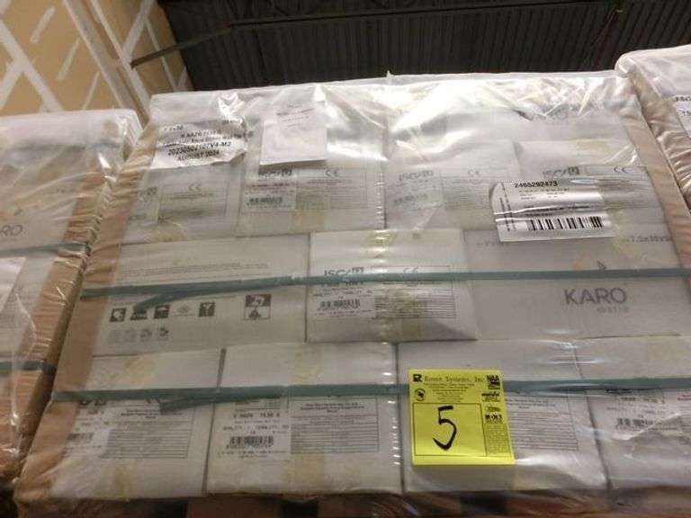 PALLET, APPROX. (40) CARTONS KAAZR7730G 7.5 X 30 ANIC AZURE GLOSSY WALL TILE 20230502107V4-M2