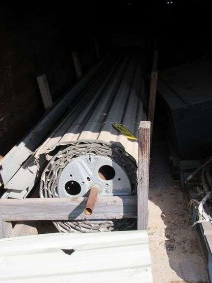 METAL ROLL-UP DOOR, APPROX. 14' WIDE