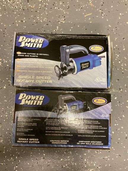 POWERSMITH SINGLE SPEED ROTARY CUTTER 120V PS3502 (SOLD 2X THE MONEY)