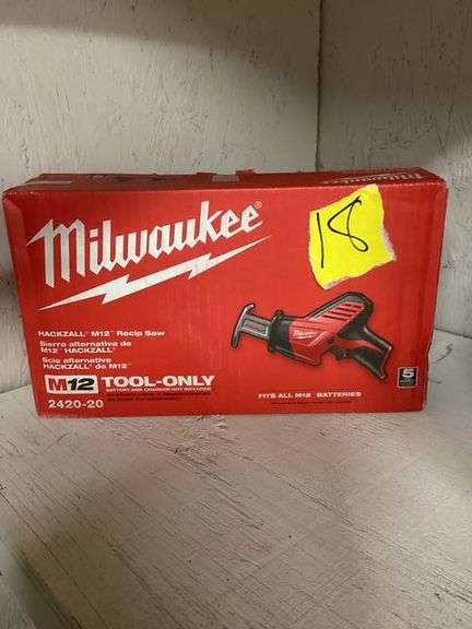 MILWAUKEE HACKZALL M12 BARE TOOL - 2420-20