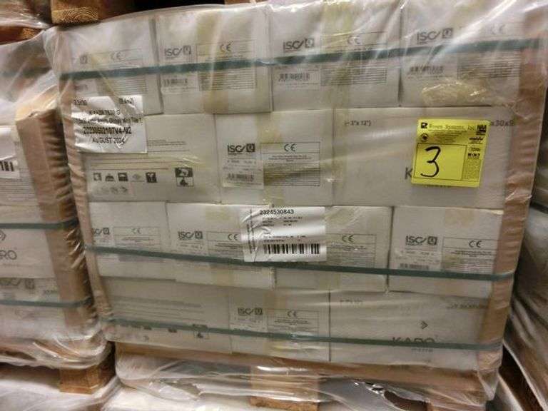 PALLET, OF APPROX. (40) CARTONS 7.5 X .30 ANTSCAZURE GLOSSY WALL TILE 20230502107V4-M2