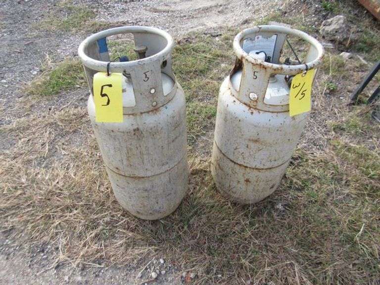 (2) PROPANE TANKS, AS SHOWN