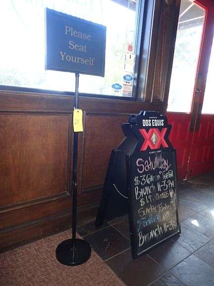 LOT OF (2) RESTAURANT SIGNS