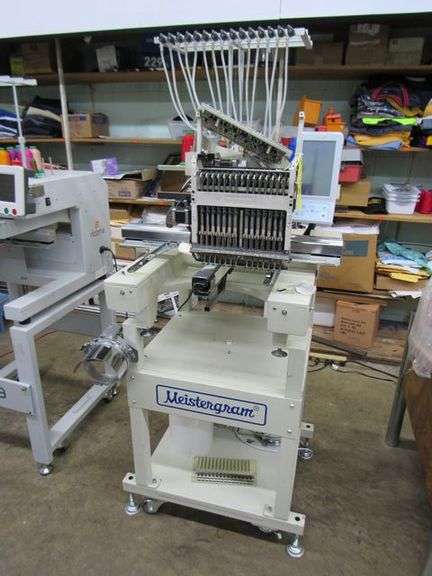 EMBROIDERY MACHINE MEISTERGRAM MDL PRO1500 S/N AE0026B, 110-V WUYI15