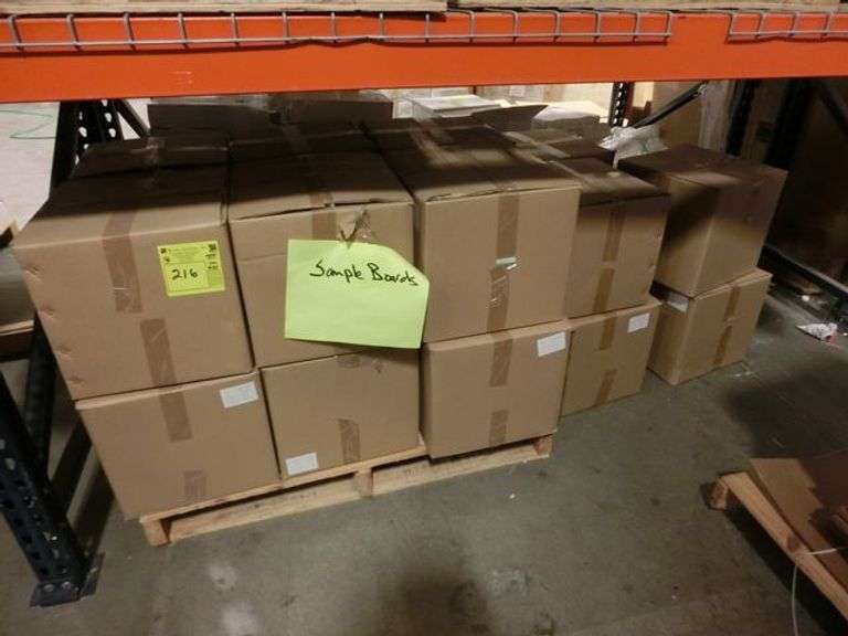 Sample Pallet PALLET APPROX. (18) SAMPLE BOARDS - Rosen Systems